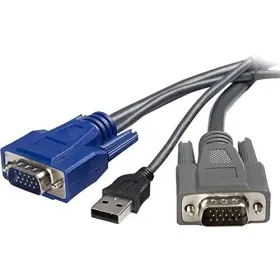 Svusbvga6 Startech.com 065030832397 6 Ft Ultra-thin Usb Vga 2-in-1 Kvm Cable Taa #2