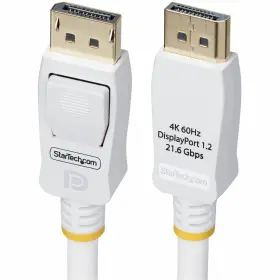 Dp12-cable-10ftw Startech.com Displayport 1.2 Cable 4k 60hz Cabl 10ft White Vesa #2