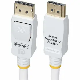 Dp12-cable-10ftw Startech.com Displayport 1.2 Cable 4k 60hz Cabl 10ft White Vesa
