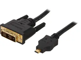 Hdddvimm2m Startech.com Black Micro Hdmi 19 Pin Male To Dvi-d