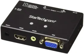 Vs221hd2vga Startech.com 2x1 Vga Hdmi To Converter Switch With Priority Switching –