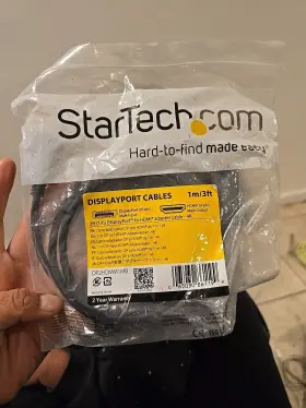 Dp2hdmm1mb Startech 3ft 1m Displayport To Hdmi Cable 4k 30hz Video Dp 1.2