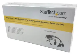 Dpmdphd2hd Startech Mini Displayport Hdmi Converter Cable 6 Ft 2 M New Sealed