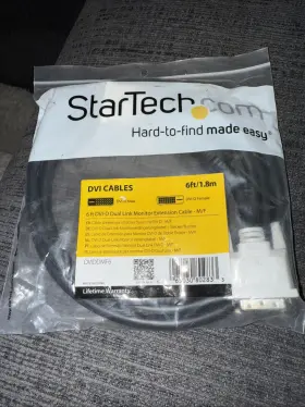 Dviddmf6 Startech 6 Ft Dvi-d Dual Link Monitor Extension Cable - M/f
