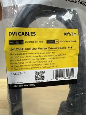 Dviddmm10 Startech Startech.com 10 Foot Dvi-d Link Cable Male To 25 Pin #2
