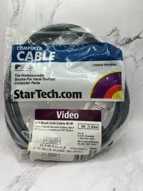 Dviddmm6 Startech Startech.com 6ft Dvi-d Dual Link Replacement Video Cable 24 Pin M/m