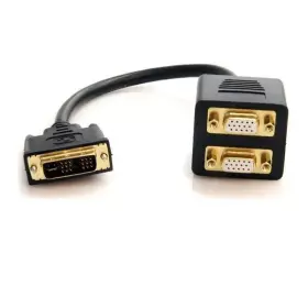Dvispl1vv Startech 1 Ft Dvi-i Analog To 2x Vga Video Splitter Cable - M/f