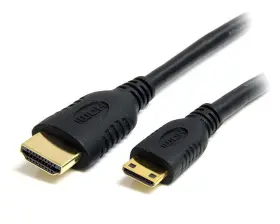 Hdacmm1m Startech 1m Mini Hdmi To Cable With Ethernet - 4k 30hz High Speed