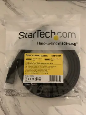 Dpext6l Startech It 6ft 2m Displayport Extension Cable