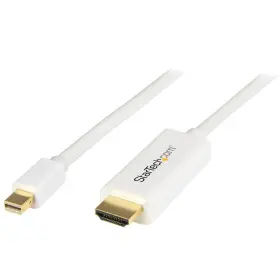 Mdp2hdmm1mw Startech It Startech.com Mini Displayport To Hdmi Converter Cable - 3 Ft 1m 4k White
