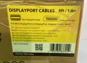 Mdp2dpmm6 Startech Lot Of 48 Case Mini-displayport Cable 6ft #2