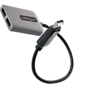 Mst14cd122hd Startech Startech.com 2-port Displayport 1.4 Splitter Dp To 2x Multi-monitor Adapter