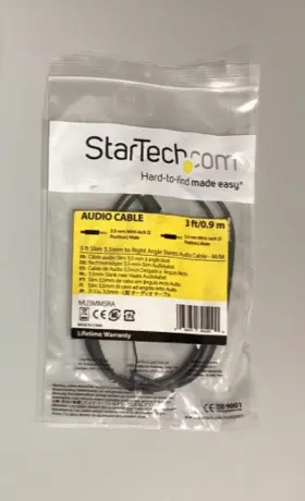 Mu3mmsra Startech Audio Cable 3.5mm Male To 3ft/0.9m