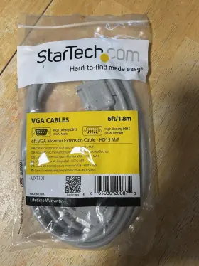 Mxt101 Startech Nip 6ft Vga Monitor Extension Cable - Hd15 M/f