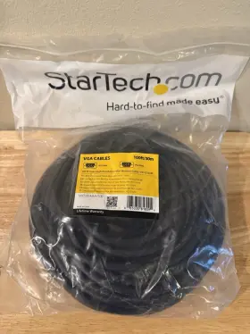 Mxt101mmhq100 Startech 100ft/30m Coax High Resolution/density Vga Monitor Cable Hd15 M/m New
