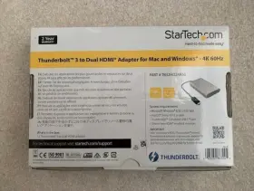 Tb32dp14 Startech Thunderbolt 3 To Dual Hdmi Adapter 4k 60 Hz For Mac And Windows #2