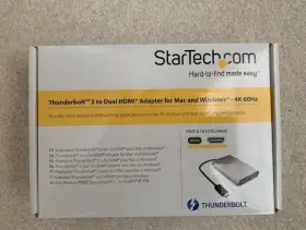 Tb32dp14 Startech Thunderbolt 3 To Dual Hdmi Adapter 4k 60 Hz For Mac And Windows
