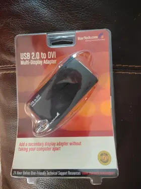 Usb2dvi Startech Usb 2.0 To Dvi Adapter 1600x1200 32bits Secondary Multi Display Monitor