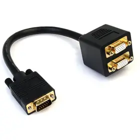 Vgaspl1vv Startech 1 Ft Vga To 2x Video Splitter Cable M/f - Db-15 Male #2