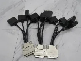 Vhdci24dvi Startech 3 Lot - Vhdci To Quad Dvi Splitter Breakout Cable 4x Dvi-d