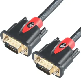 Tan0709 Tainston Vga To Cable Hd15 Monitor With Ferrites Male 50 Feet Black