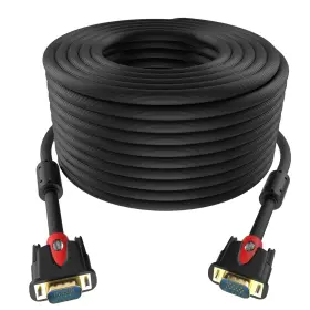 Tan0711 Tainston Vga To Cable Hd15 Monitor With Ferrites Male Male-100 Feet