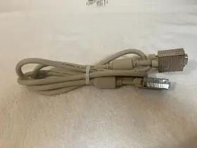 E108683 Tandy 6ft Ft Vga Hd15 14pin Video Cord Male/male Pc Monitor Legacy Equipment Wht