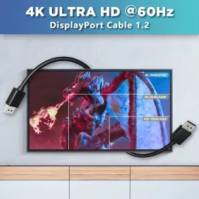 Tcnewcl 751031958210 4k Displayport Cable 6 Ft Dp To 1.2 High Speed 60hz 2k 165hz 144 #2