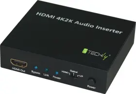 Hm-cv032k Techly 103687 Hdmi 4k2k Audio Inserter