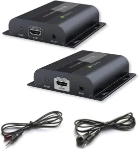 361865  Techly Extender Hdmi Hdbitt Ir To Cat.6 Cable 120 M Black #3