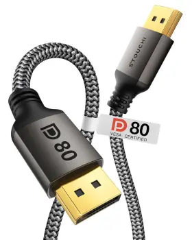 Ccb019 Technology Limited Displayport 2.1 Cable Vesa Certified 6.6ft 80gbps 16k 120hz / 8k 240hz 4k