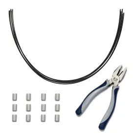 Tetherties 645497700264 Cable Organization Diy Tether Kit - Customizable Tethers For Computers