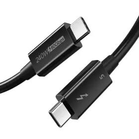 Ct-tb5-pb0.8 Thuntex Thunderbolt 5 Cable 80gbps/240w/5a Compatible With 8k Display/40gbps Ne