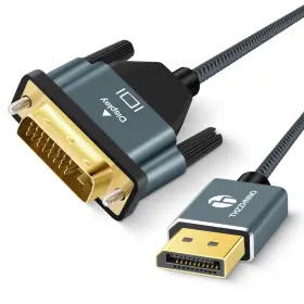 Hd-403-0.5m Thzzhnno Displayport To Dvi Cable 1.6ft Dp Dvi-d Adapter Male 1080p 60hz F