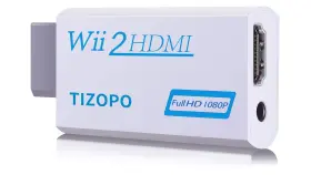 Hx-011 Tizopo Wii To Hdmi Converter Small But Powerful Supports 720p Or 1080p Hdcp Compl