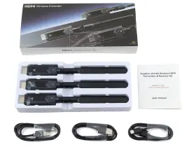 Tgn-w3103 Tongtion 1 Transmitter 2 Receivers 1080p 60hz Wireless Hdmi Adapter