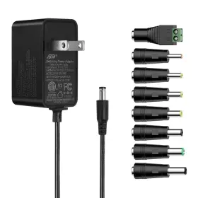 100v-240 Tonton A12v1a 8t 12v 1a 10ft Ac/dc Long Power Supply Adapter Cord 12w Wall Charger Ac