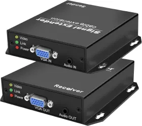 Dfo-3va Torileaf Vga Over Fiber With Audio To Extender 1080p 60hz 20 Km