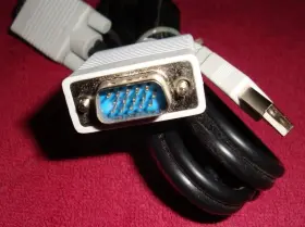 1.83m Trendnet 313044714773 2-in-1 Usb Vga Kvm Cable 6 Feet Vga-svga Hdb 15-pin Male To M #2