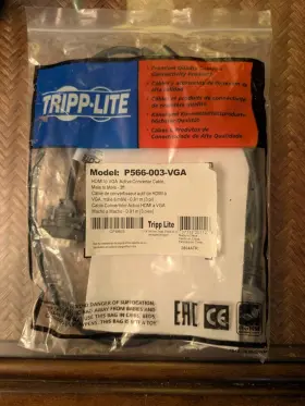 P566-003-vga Tripp Lite 037332201126 Tripp-lite Hdmi To Vga