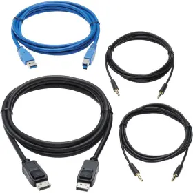 B005-dpua2-k Tripp Lite 037332257031 Eaton Series Displayport Kvm Cable Kit For And