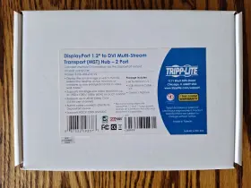 Tripp Lite B156002dviv2 B156-002-dvi-v2 Displayport 1.2 To Dvi Multi-stream Transport Hub