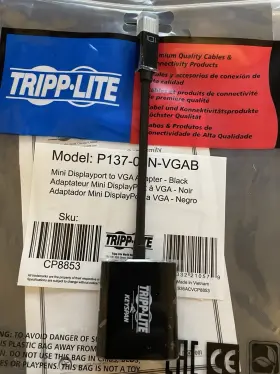P137-06n-vgab Tripp Lite Mini Displayport To Vga Adapter Black Model New