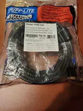 P560-025 Tripp Lite 25ft Dvi Dual Link Digital Monitor Cbale Dvi-d M/m Nib #2