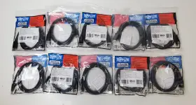 P580ab-006 Tripp Lite New 10x Anti-bacterial Displayport 6ft Cable With Latches