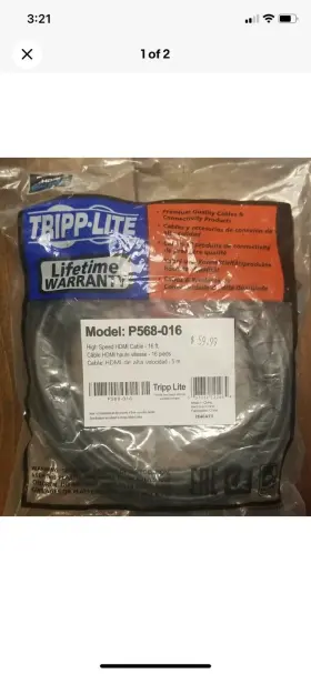 P568-016 Tripp Lite R Hdmi High-speed Digital Cable 16ft