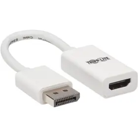 P136-06n-hdr-w Tripplite Tripp Lite Displayport To Hdmi Active Adapter 4k M/f White Dp 6in