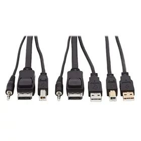 P783-010-u Tripplite Tripp Lite Displayport Kvm Cable Kit 4k Usb 3.5mm Audio 3xm/3xm Mm 10ft