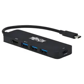U444-06n-h3uc2 Tripplite Tripp Lite Usb C Multiport Adapter 4k60hz Hdmi 3 Usb-a Hub 100w Pd Charging