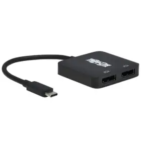 U444-2dp-mst4k6 Tripplite Tripp Lite Usb C Adapter Dual-display 4k60hz Displayport 8k Hdr 4 Black